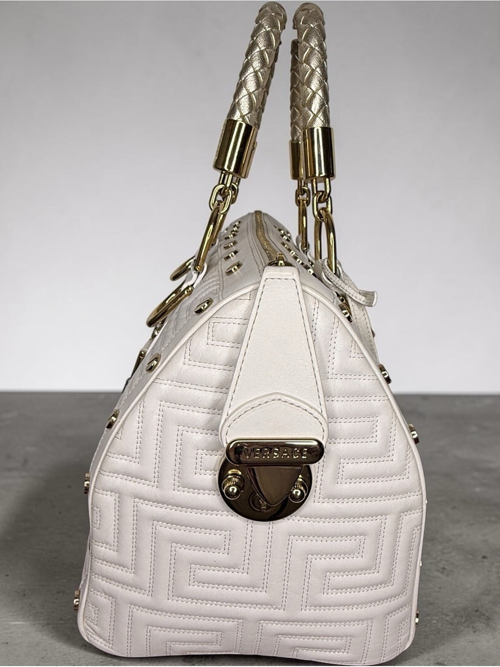 Vintage Gianni Versace “snap out of it” Boston Bag ak… - Gem